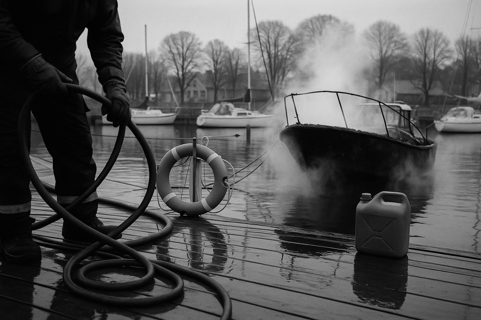 Boat fire hits Lidköping, rescue service says vessel was fully engulfed, blaze tests waterfront response
