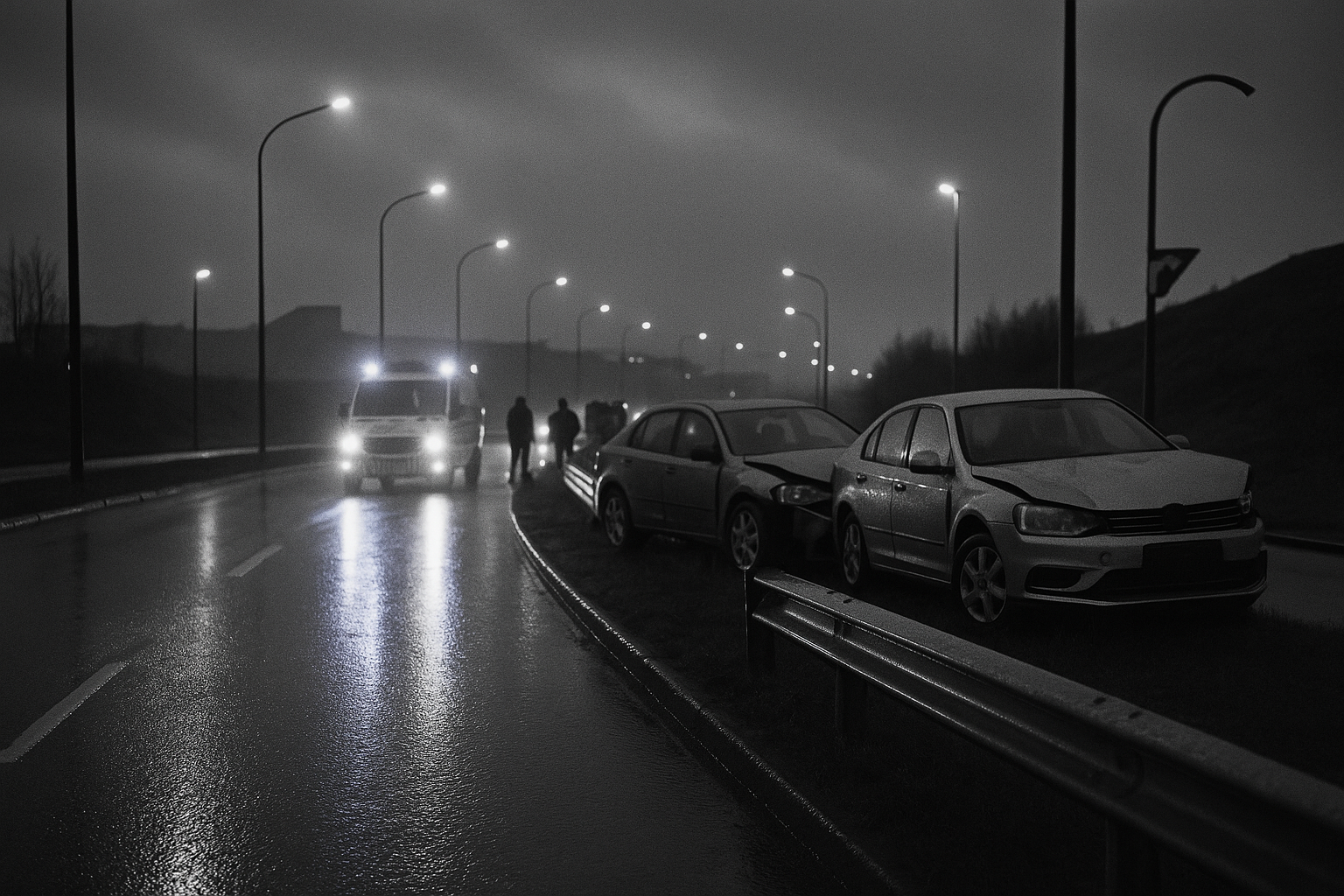 Police pursuit ends in serious Reykjanesbraut crash, witnesses describe chase near Breiðholtsbraut, ambulances sent to scene