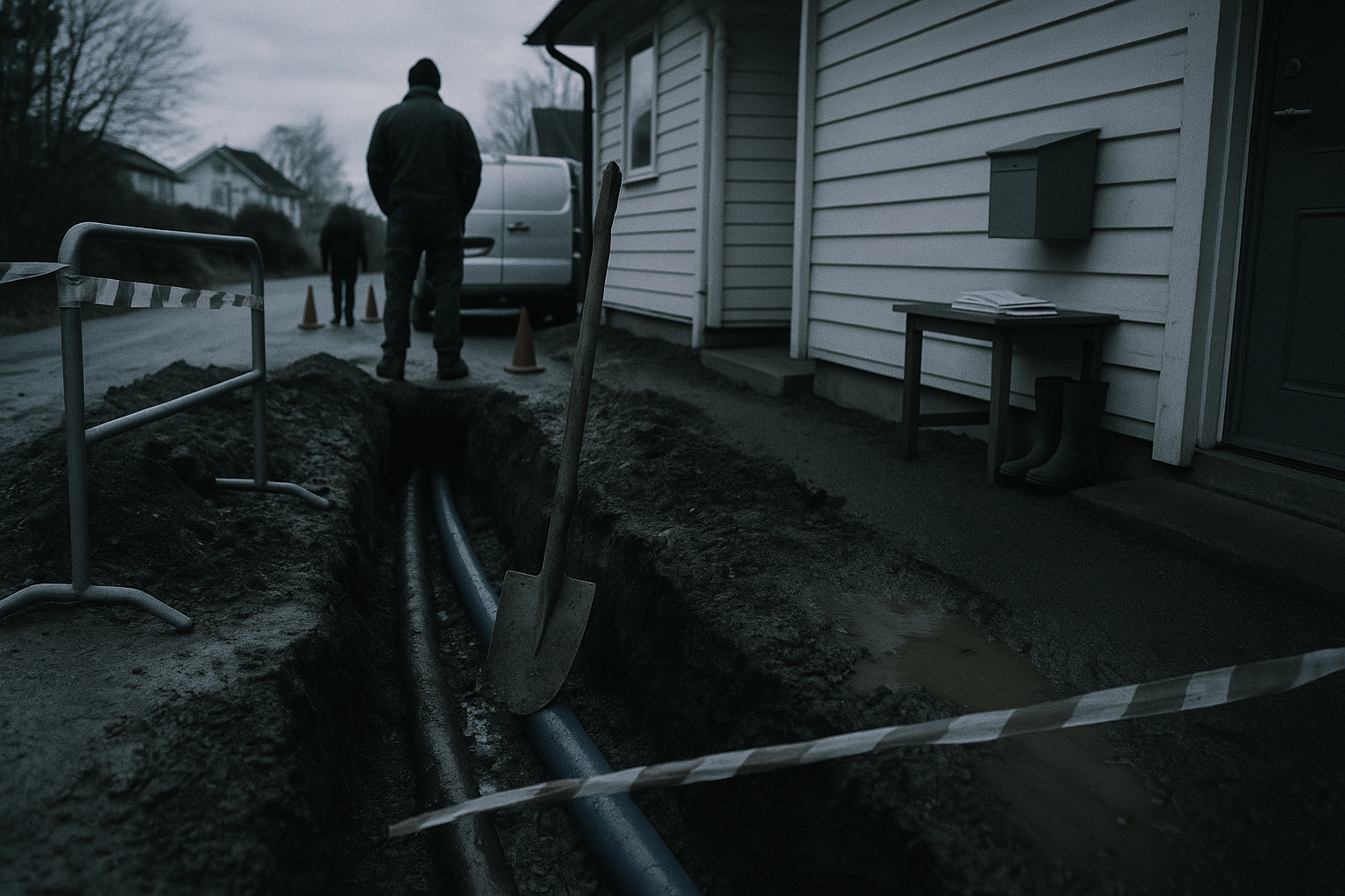 Kristiansand upgrades pipes, homeowners get five-figure bills, one in ten skip connection