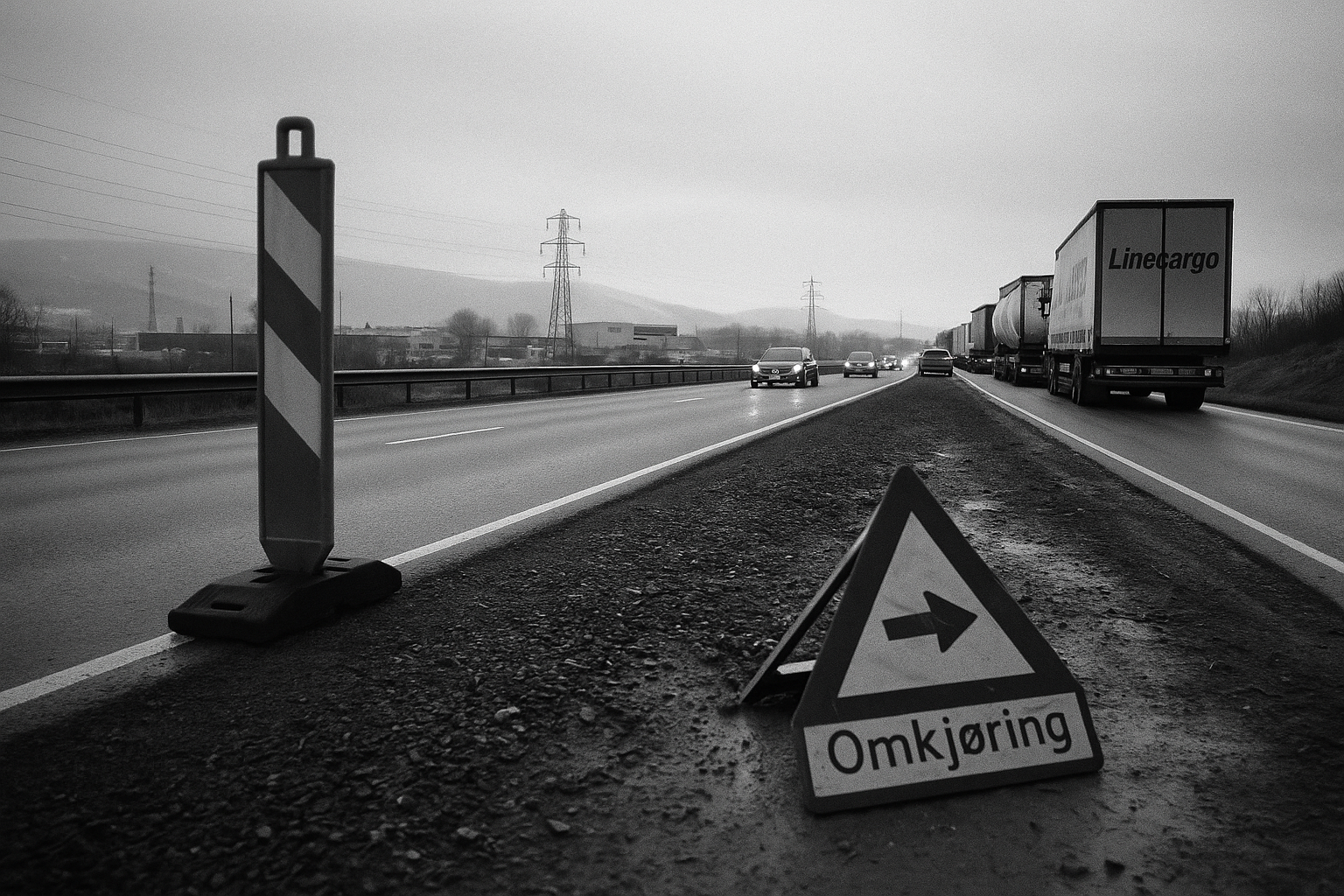 E6 closures hit 306 in four months, Trondheim–Stjørdal corridor exposes Trøndelag bottleneck