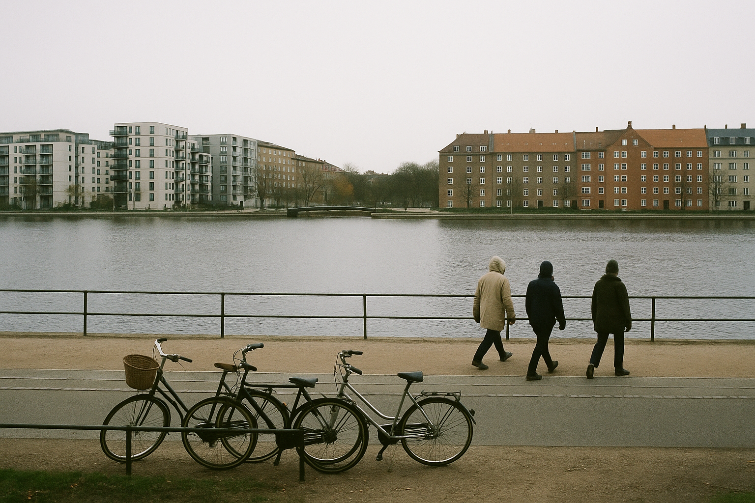 Copenhagen prices split by a lake, planning and prestige carve 27 percent gap within the city