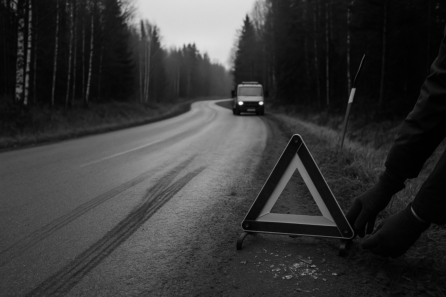 Man dies in Ludvika crash, rural road deaths persist, police give few details