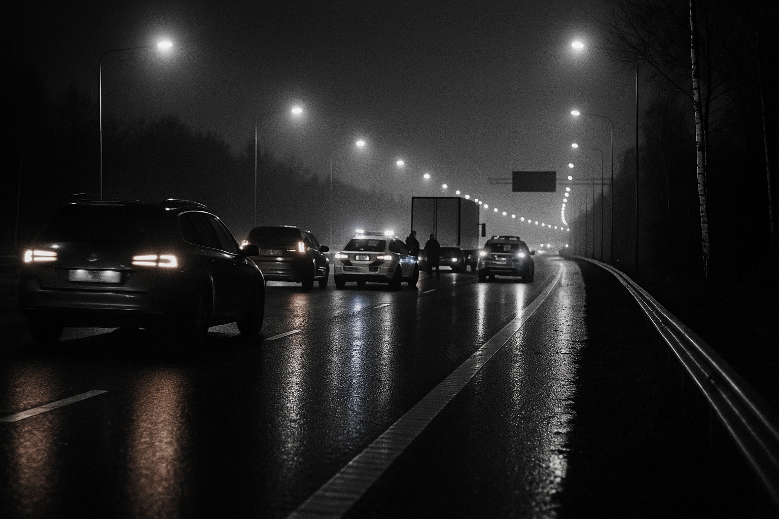Police chase halts E6, truck pursuit blocks Varberg corridor