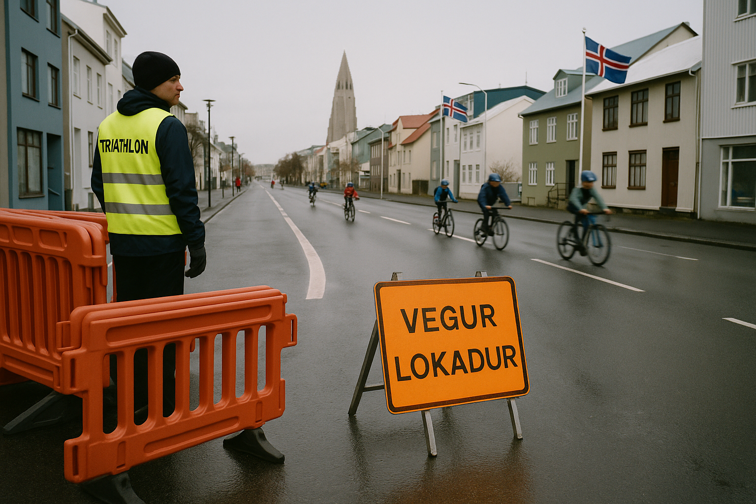 Reykjavik closes downtown roads for triathlon, national titles go to Hafdís and Sigurður, city tests new event model