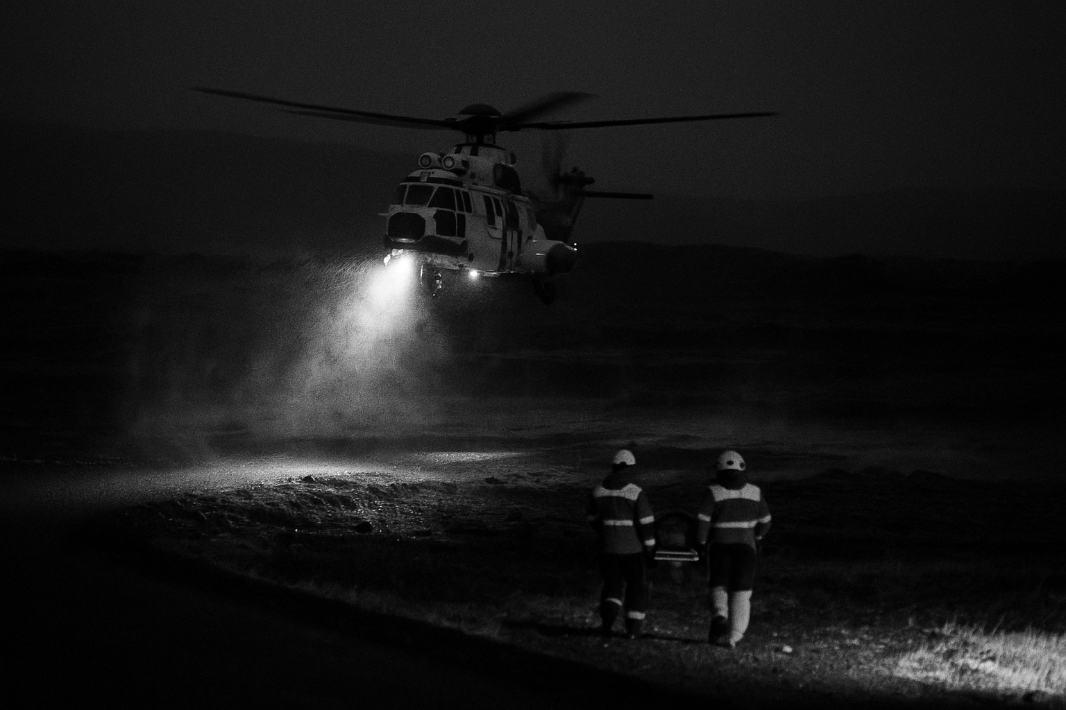 Coast Guard helicopter lifts injured person from Kirkjubæjarklaustur, south Iceland relies on air rescue when distance cuts roads short