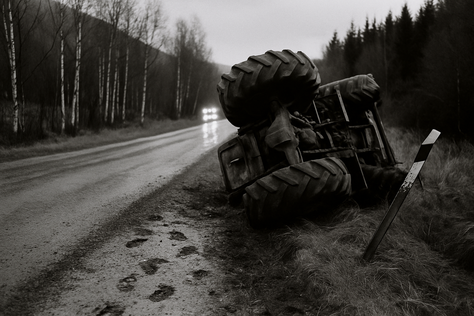Tractor driver dies in Hemnes, northern Norway records repeated farm-road fatalities, police have yet to explain crash
