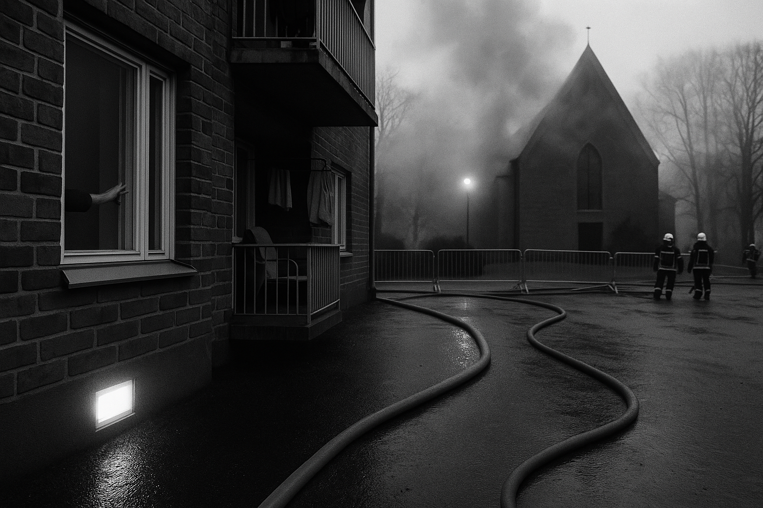 Munkkivuori church annex burns, smoke warning hits west Helsinki, residents told shut windows