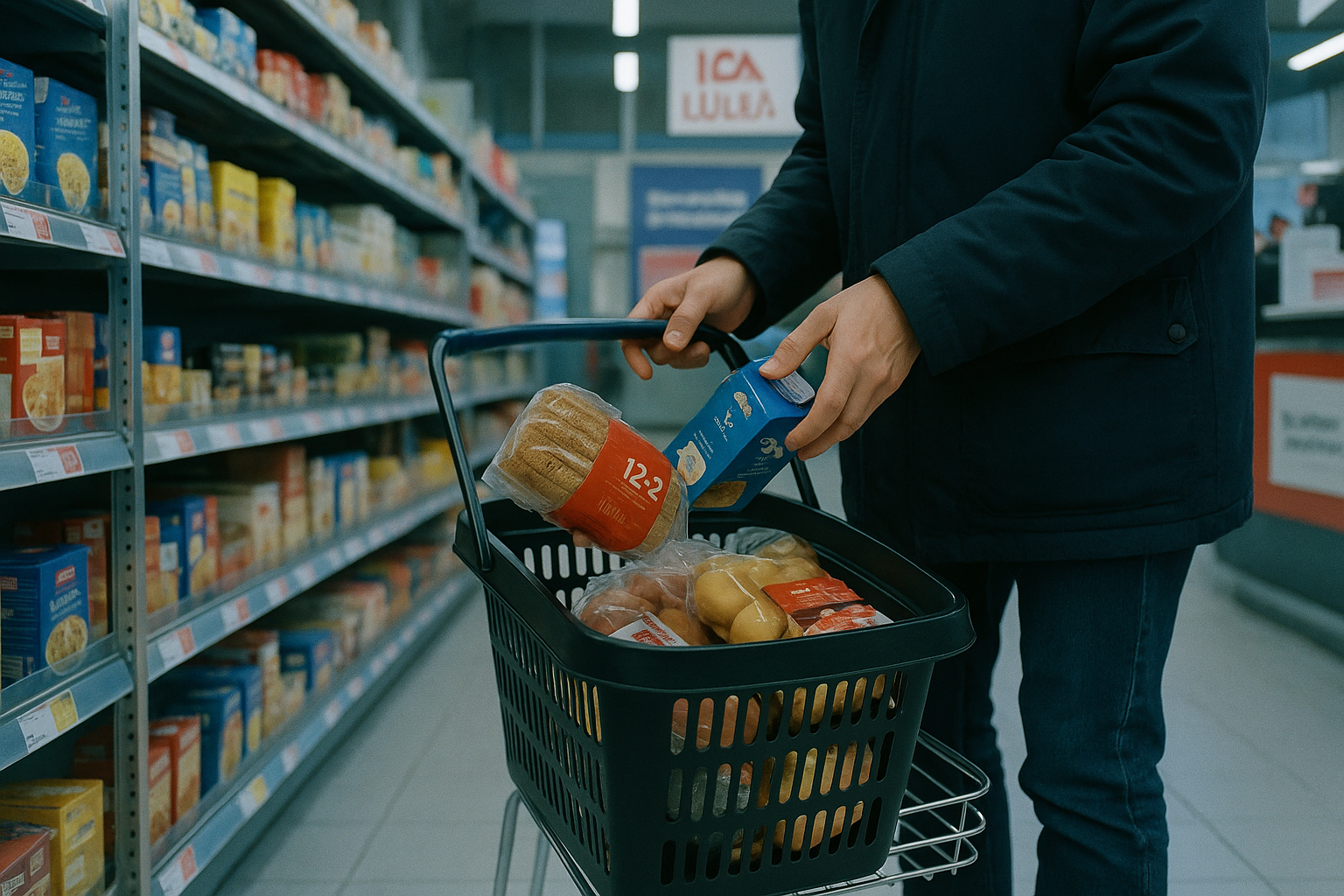 Lower food VAT reaches tills, Luleå grocer sees fuller baskets, price cuts blur sales gains