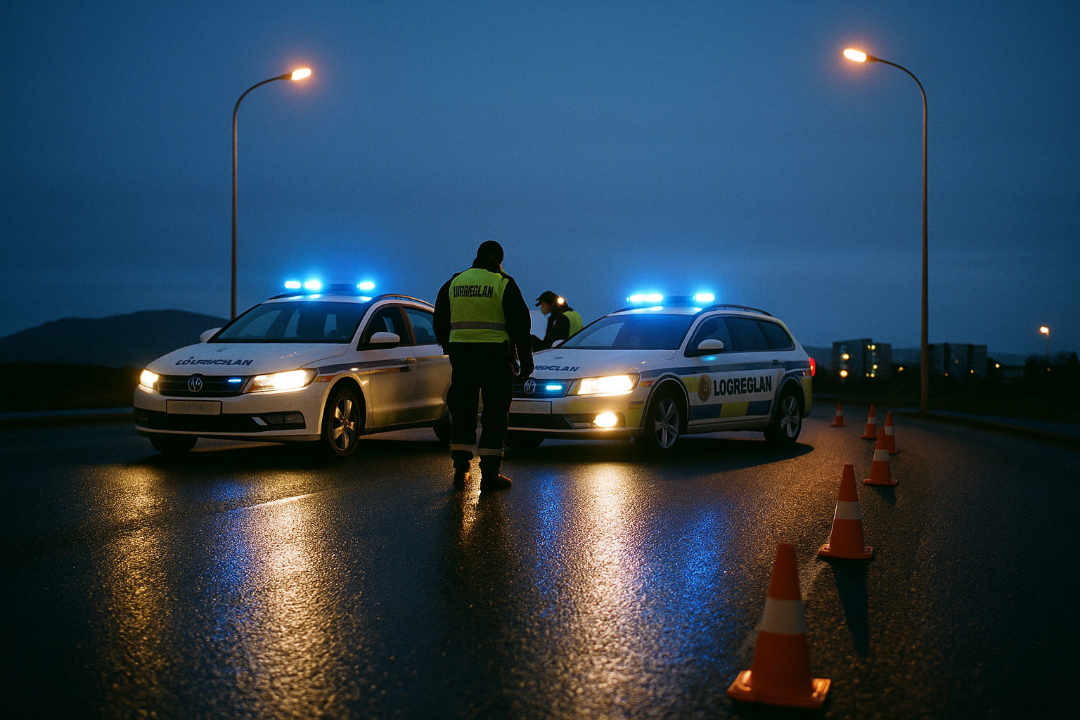 Reykjavík police log three assaults, capital patrols spend night on road checks, weekend order rests on routine enforcement